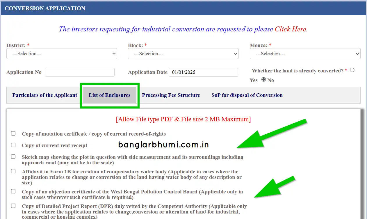 Document Upload for Conversion