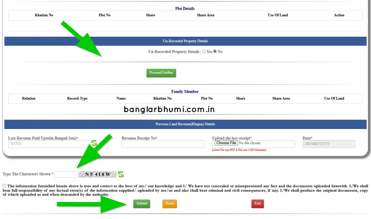 Khajna Payment Confirmation