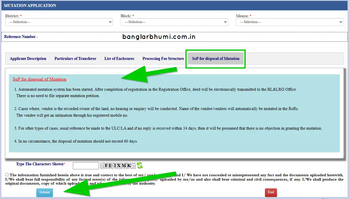 Mutation Application Submission